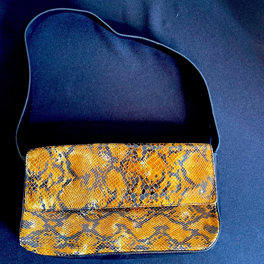 Vintage Vera Pelle Snake Skin Purse